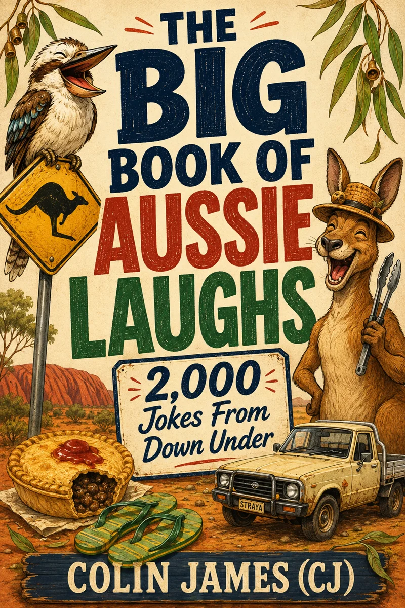 The Big Book of Aussie Laughs — 2,000 Jokes From Down Under, by Colin James (CJ)